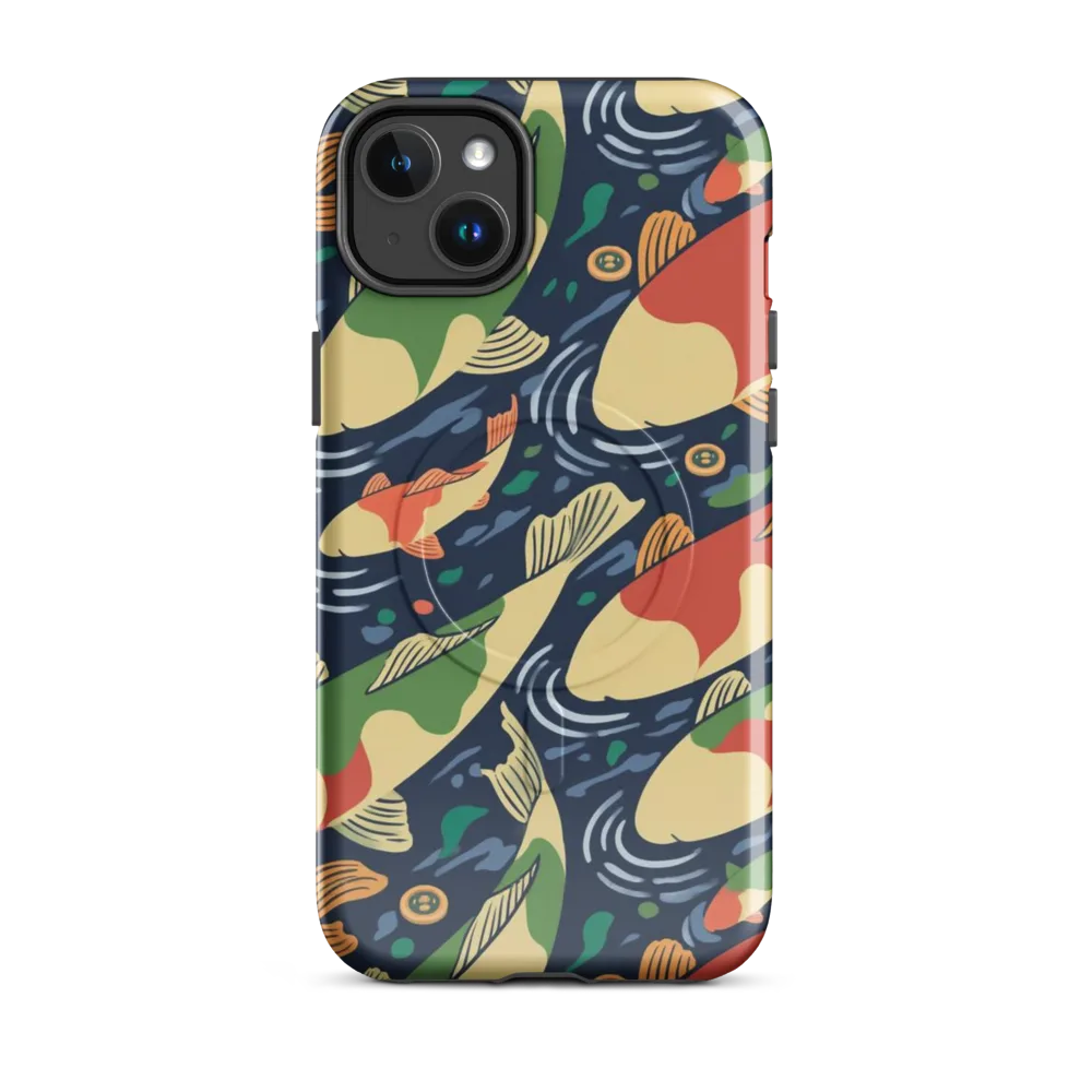 Carp in Motion on MagSafe Tough Case for iPhone® — Front