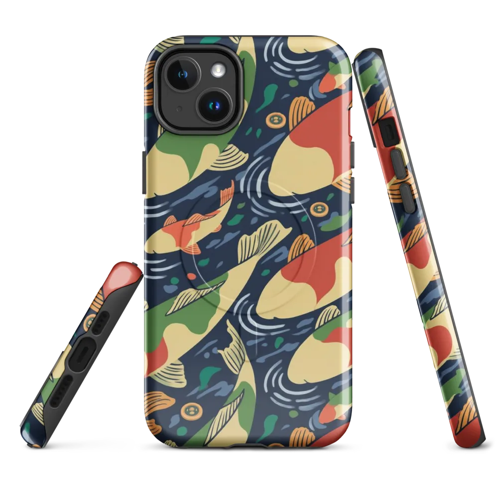Carp in Motion on MagSafe Tough Case for iPhone® — Front