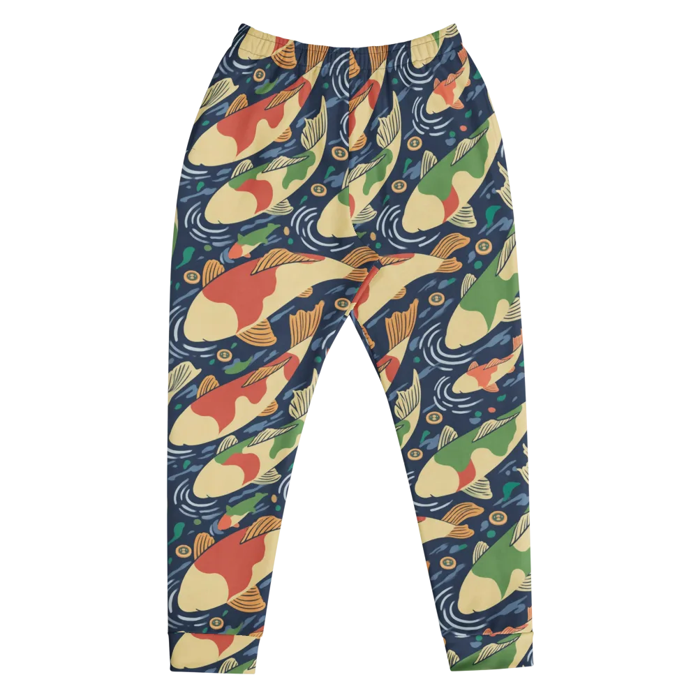 Carp in Motion on Men's Joggers — Front