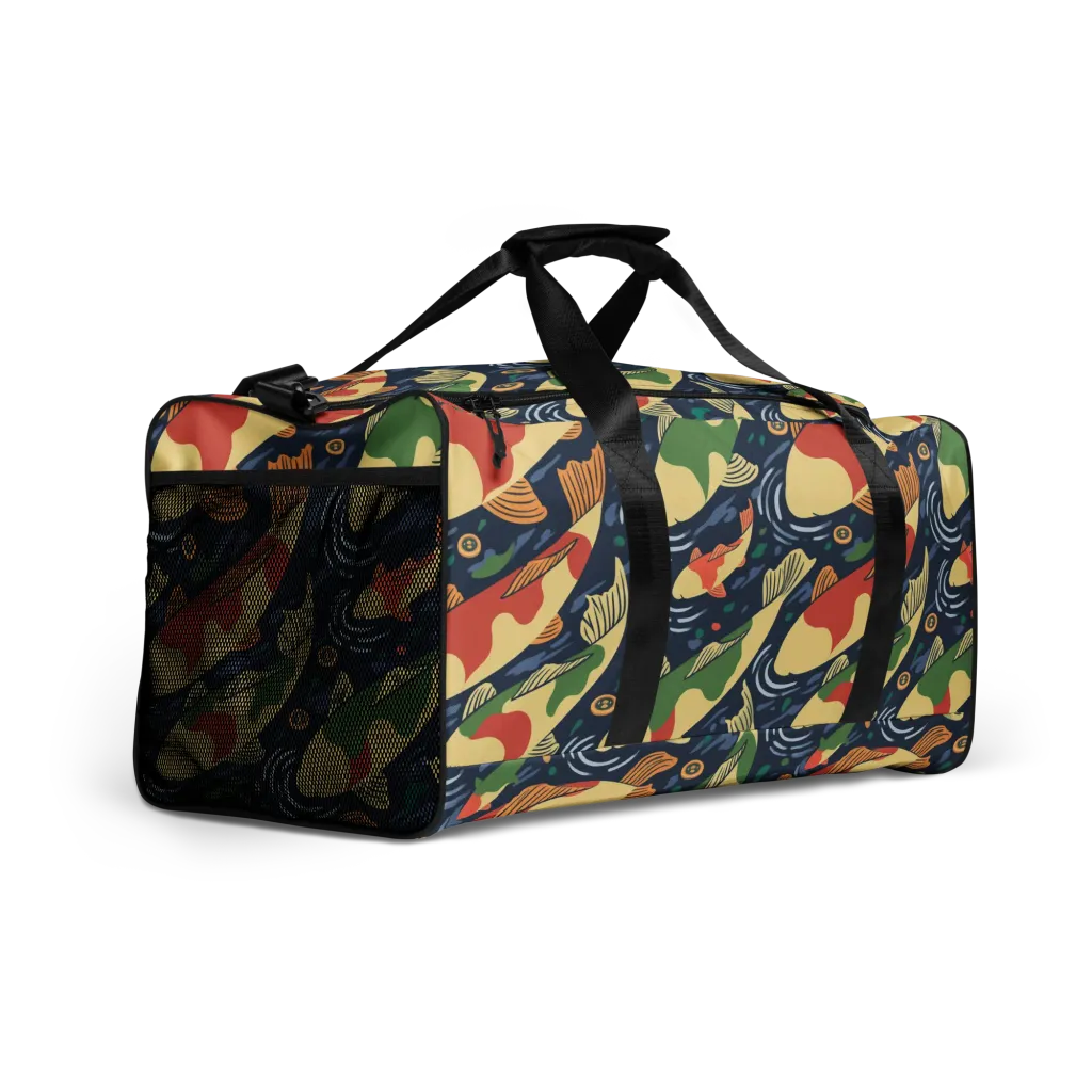 Carp in Motion on Duffle Bag — Right Front