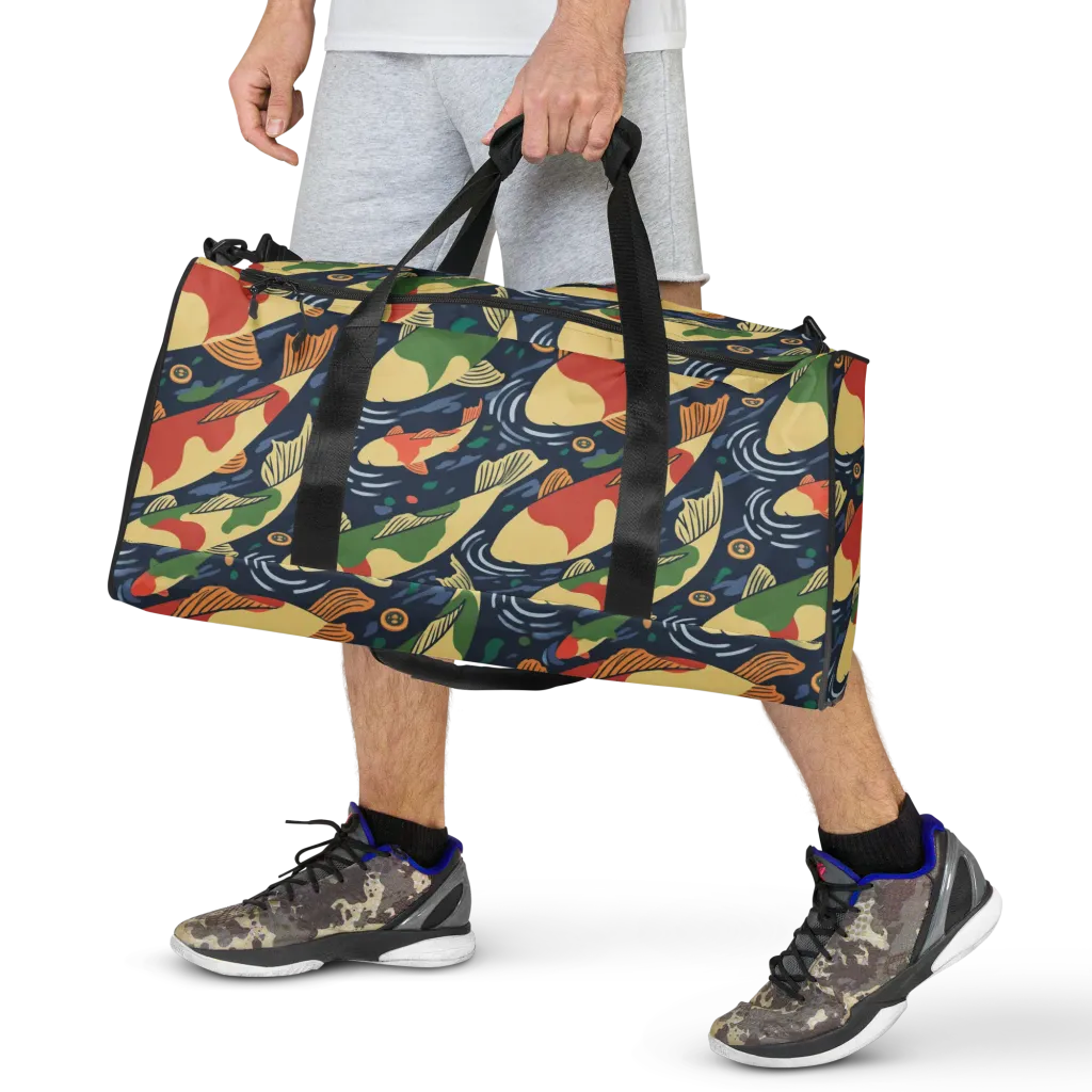 Carp in Motion on Duffle Bag — Front