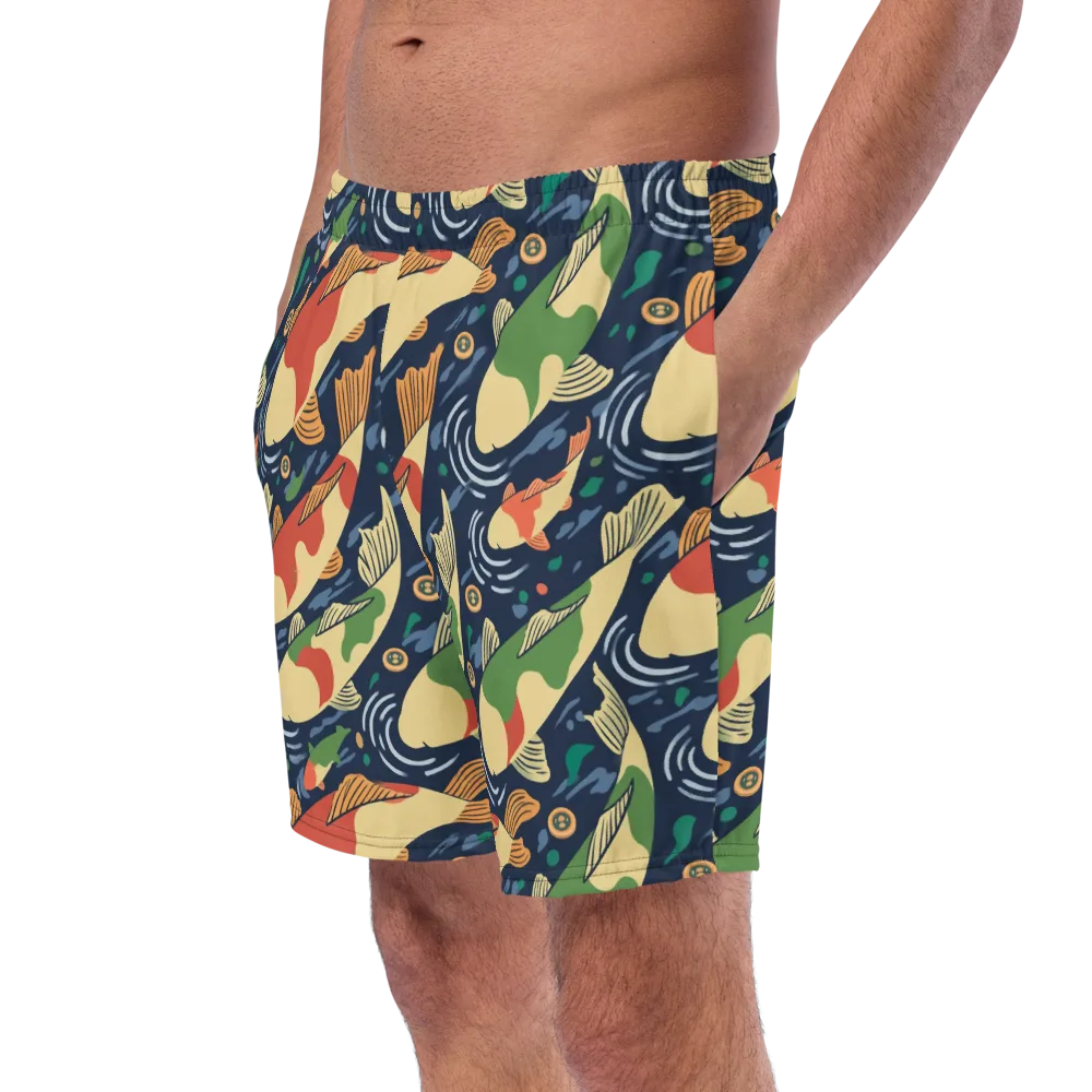 Carp in Motion on Swim Trunks — Left Front