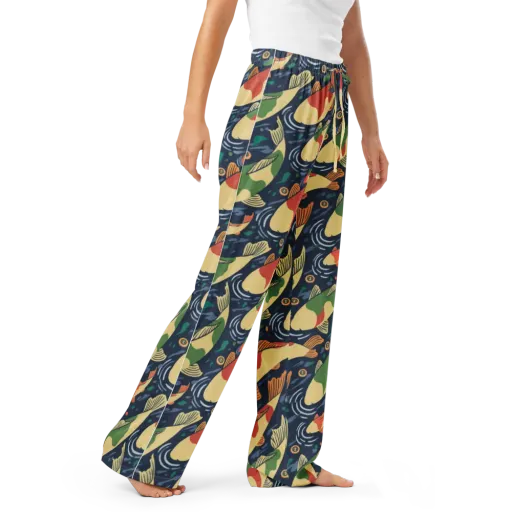 Carp in Motion on a Women's Pajama Pants
