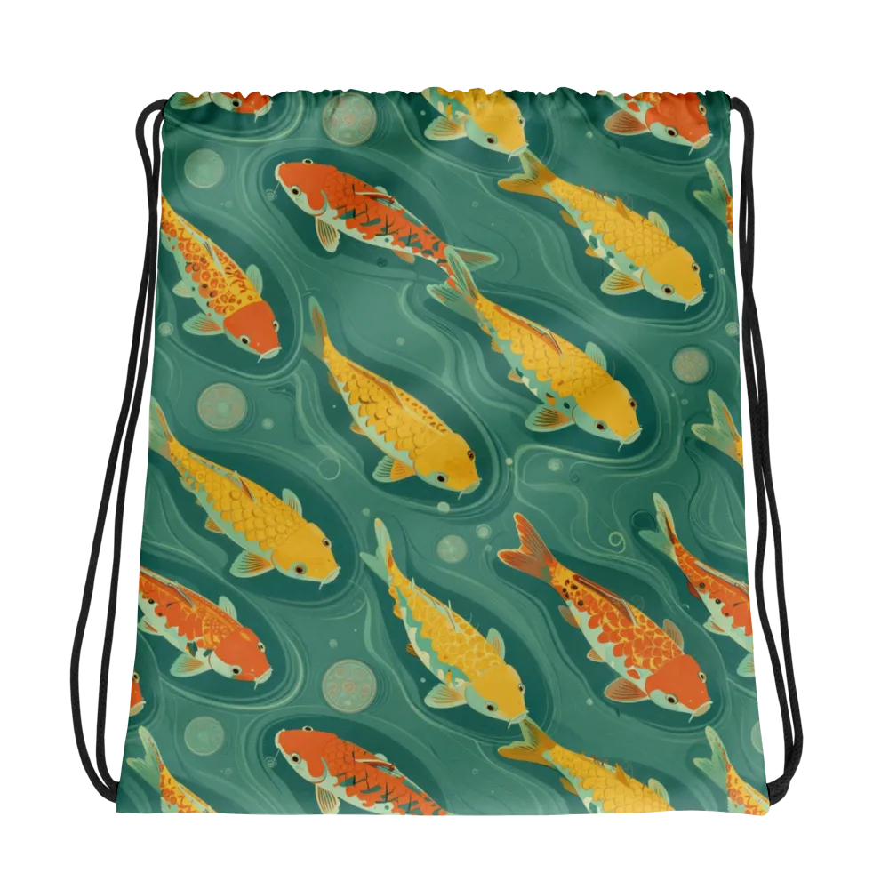 Jade Pond on Drawstring Bag — Photo