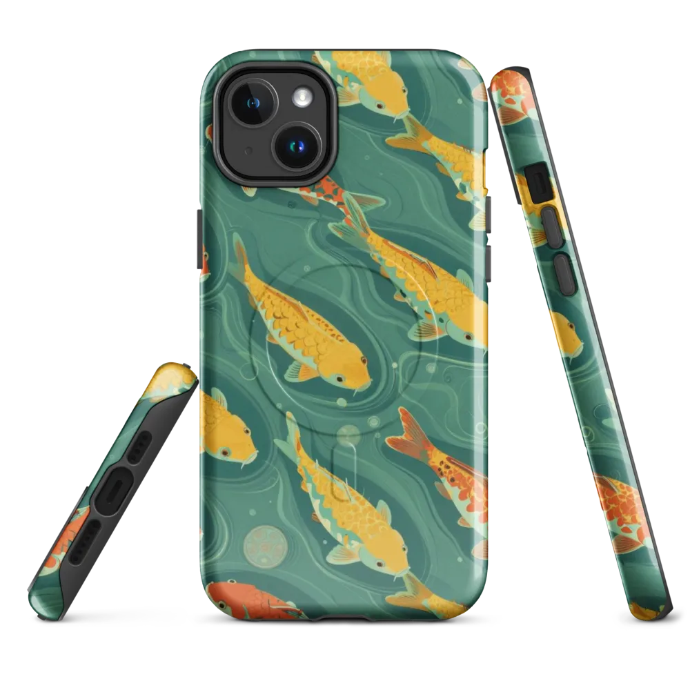 Jade Pond on MagSafe Tough Case for iPhone® — Front