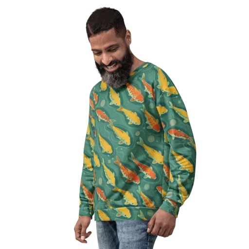 Jade Pond on a Sweatshirt