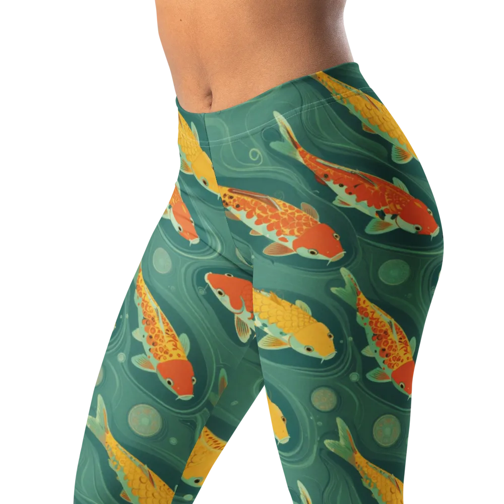 Jade Pond on Leggings — Left Front
