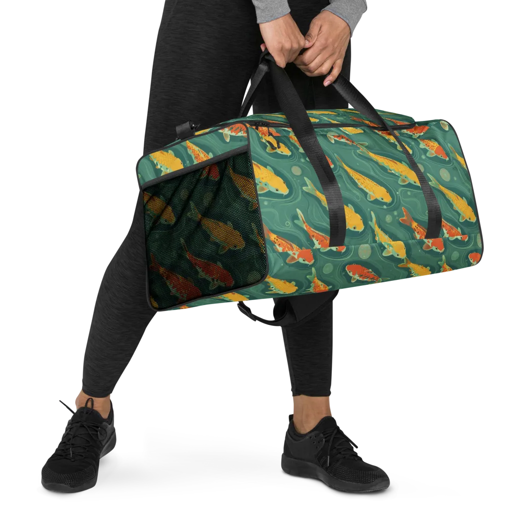 Jade Pond on Duffle Bag — Right Front