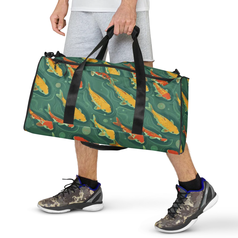 Jade Pond on Duffle Bag — Front