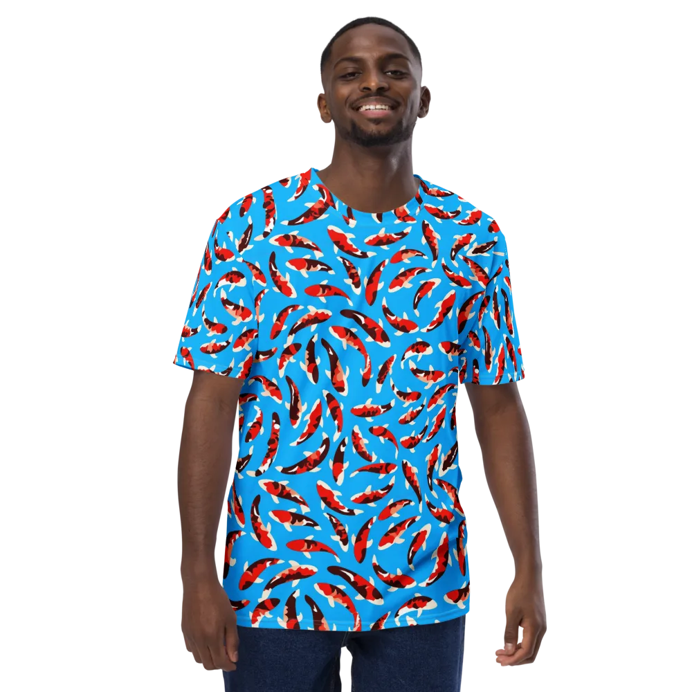 Crimson Shoal on Men's Crew Neck T-Shirt — Front