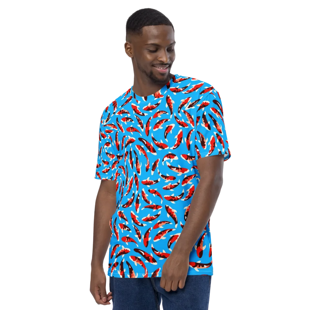 Crimson Shoal on Men's Crew Neck T-Shirt — Left