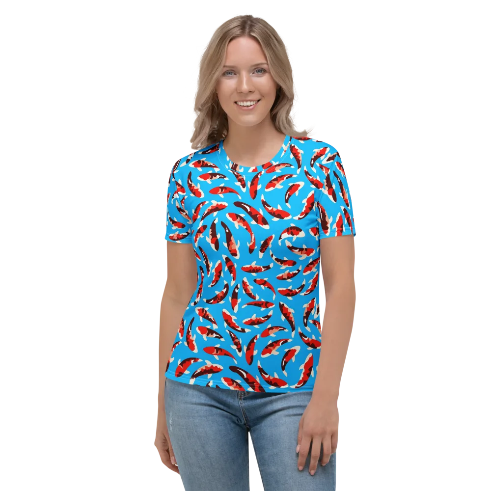 Crimson Shoal on Women's Crew Neck T-Shirt — Front