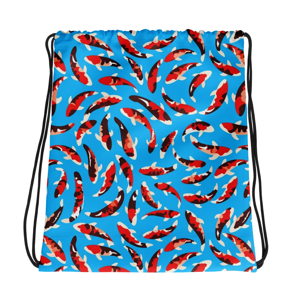 Crimson Shoal on Drawstring Bag — Photo
