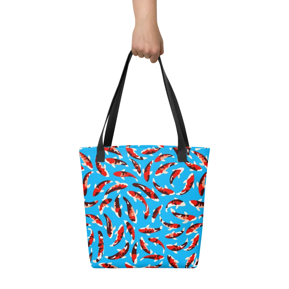 Crimson Shoal on Tote Bag — Front