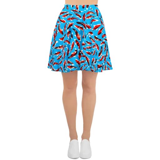 Crimson Shoal on a Skater Skirt