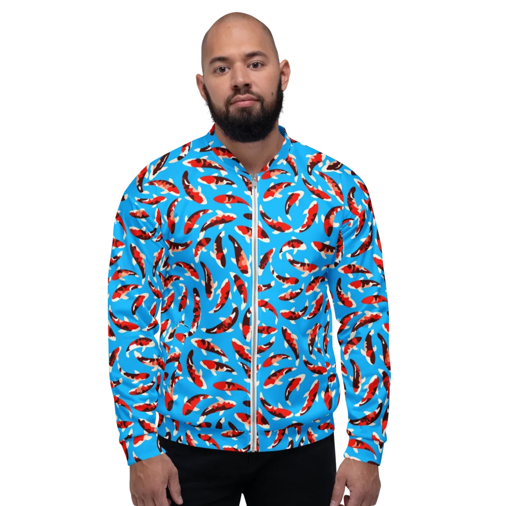 Crimson Shoal on Bomber Jacket — Front