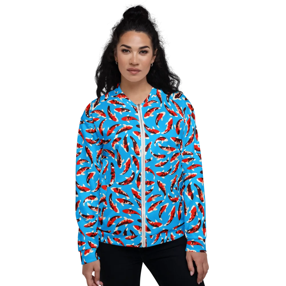 Crimson Shoal on Bomber Jacket — Front