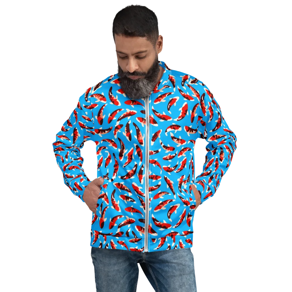 Crimson Shoal on Bomber Jacket — Front