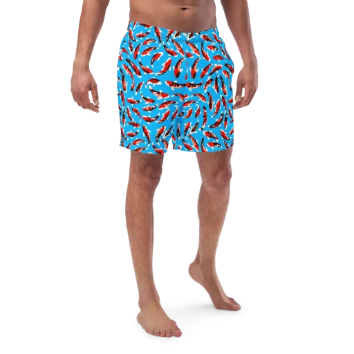 Crimson Shoal on a Swim Trunks