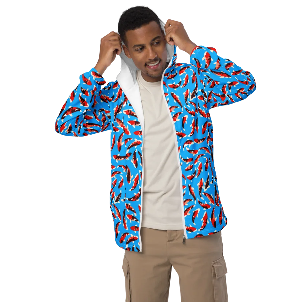 Crimson Shoal on Men's Windbreaker — Front