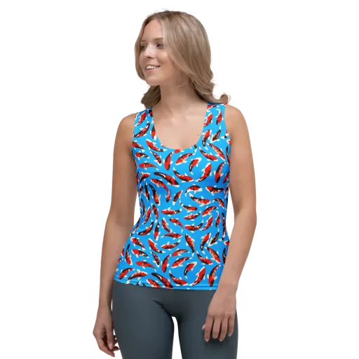 Crimson Shoal on a Women's Tank Top
