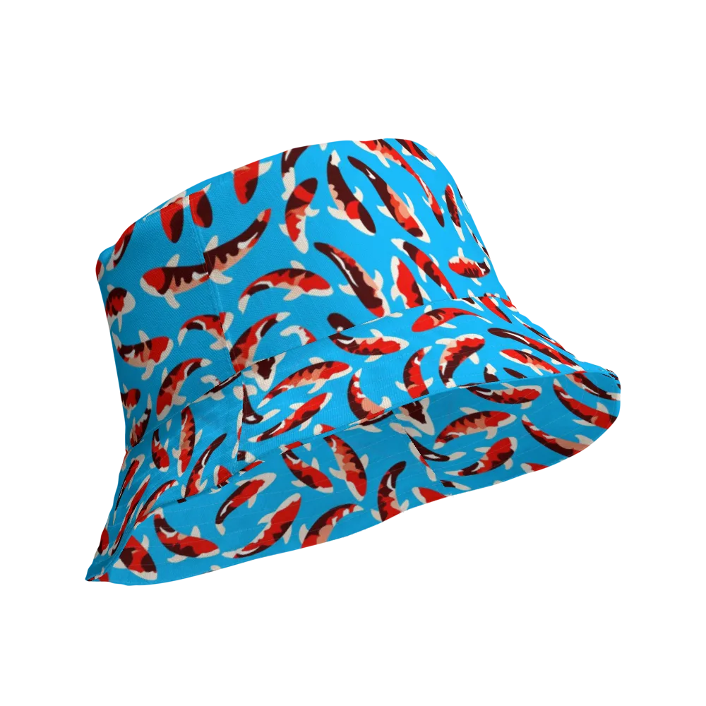 Crimson Shoal on Reversible Bucket Hat — Product details Outside