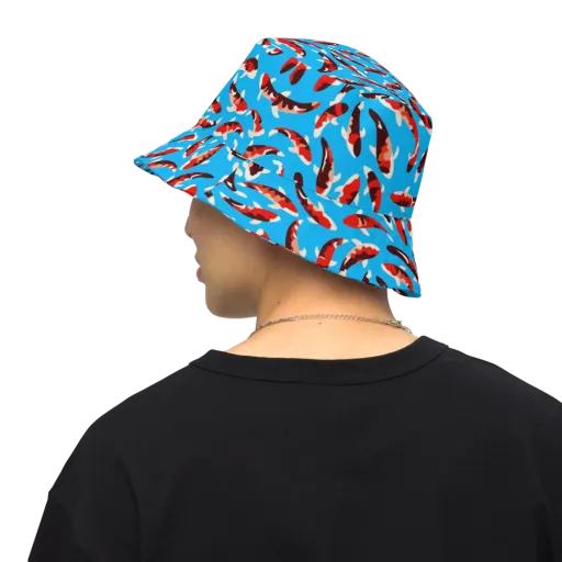 Crimson Shoal on a Reversible Bucket Hat
