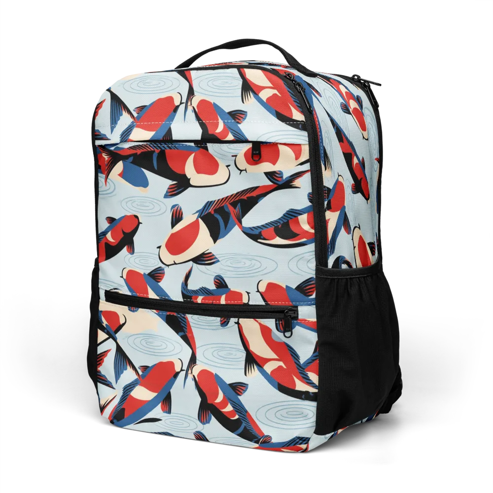 Ripple Parade on Utility Backpack — Left Front