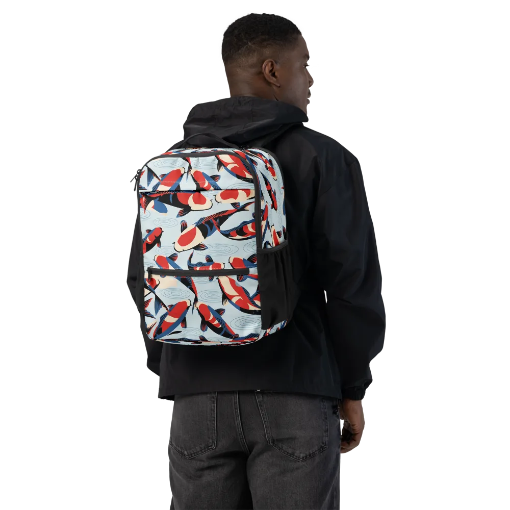 Ripple Parade on Utility Backpack — Back