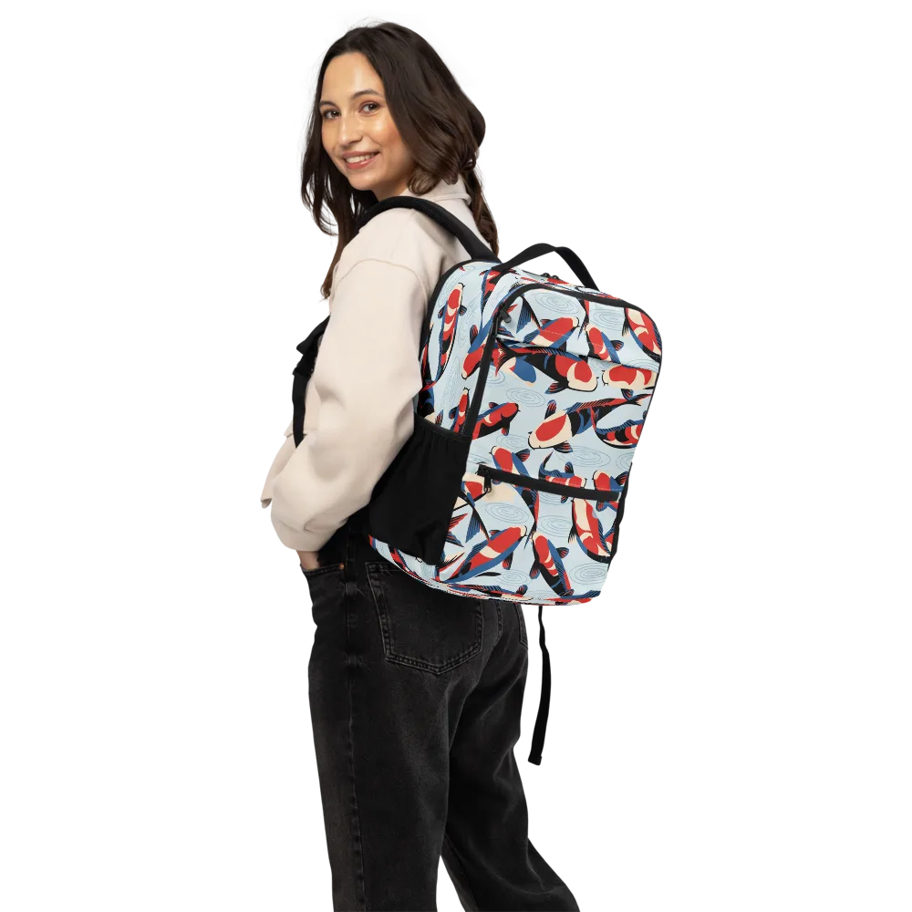 Ripple Parade on Utility Backpack — Back