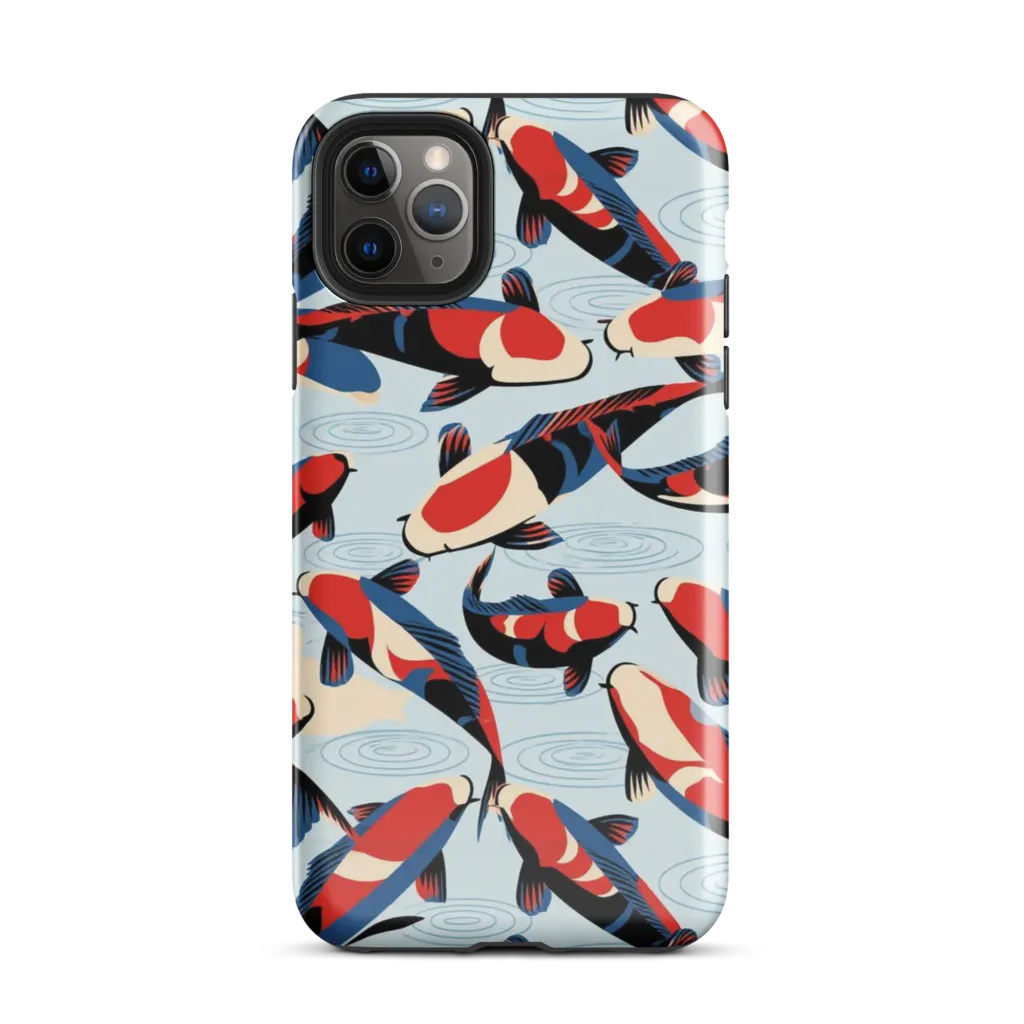 Ripple Parade on Tough Case for iPhone® — Front
