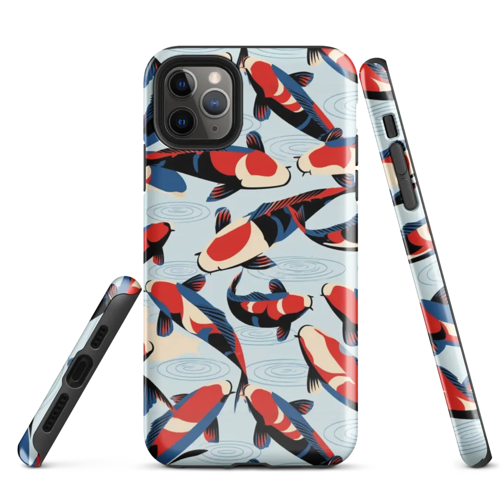 Ripple Parade on Tough Case for iPhone® — Front