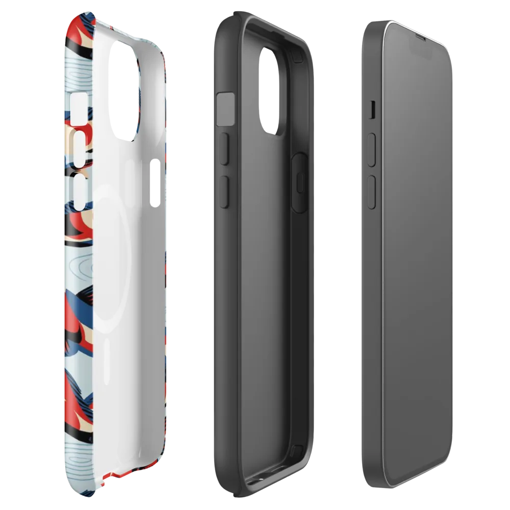 Ripple Parade on MagSafe Tough Case for iPhone® — Front