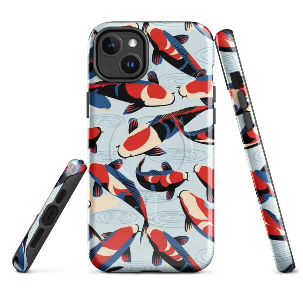 Ripple Parade on MagSafe Tough Case for iPhone® — Front