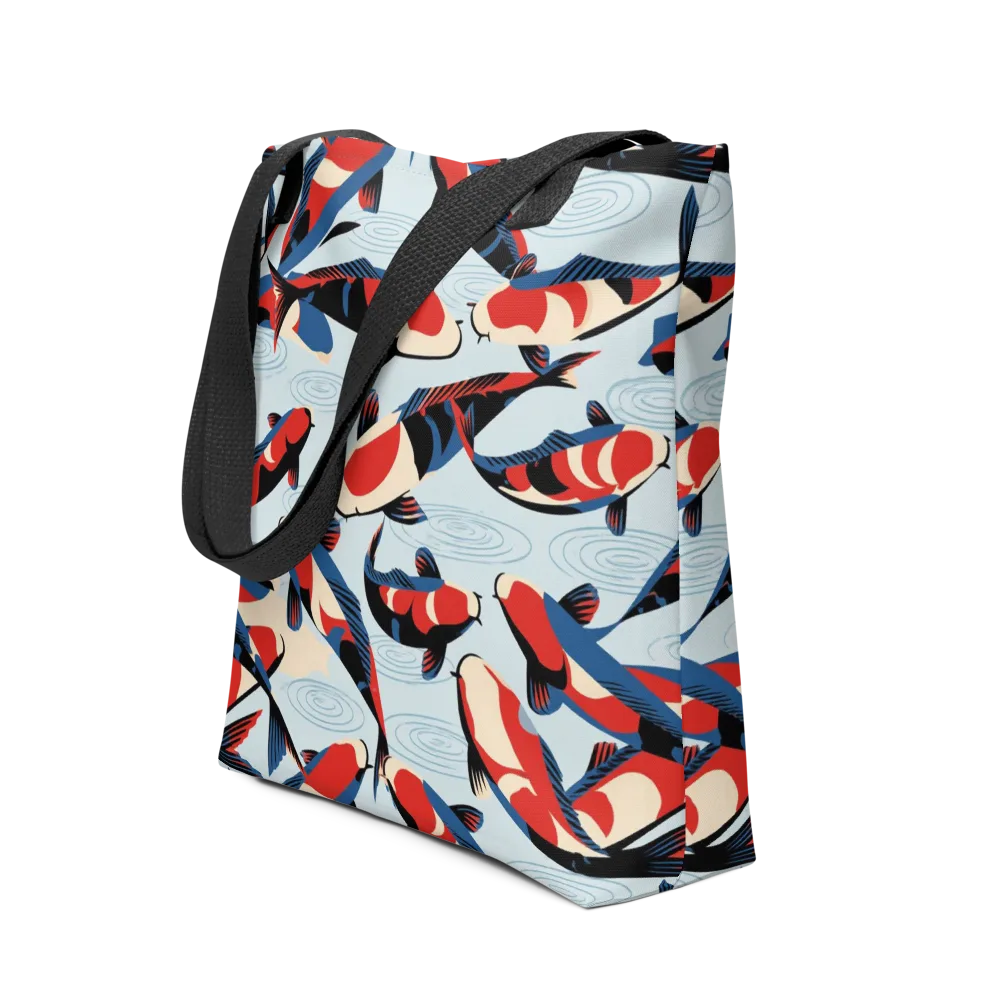Ripple Parade on Tote Bag — Front