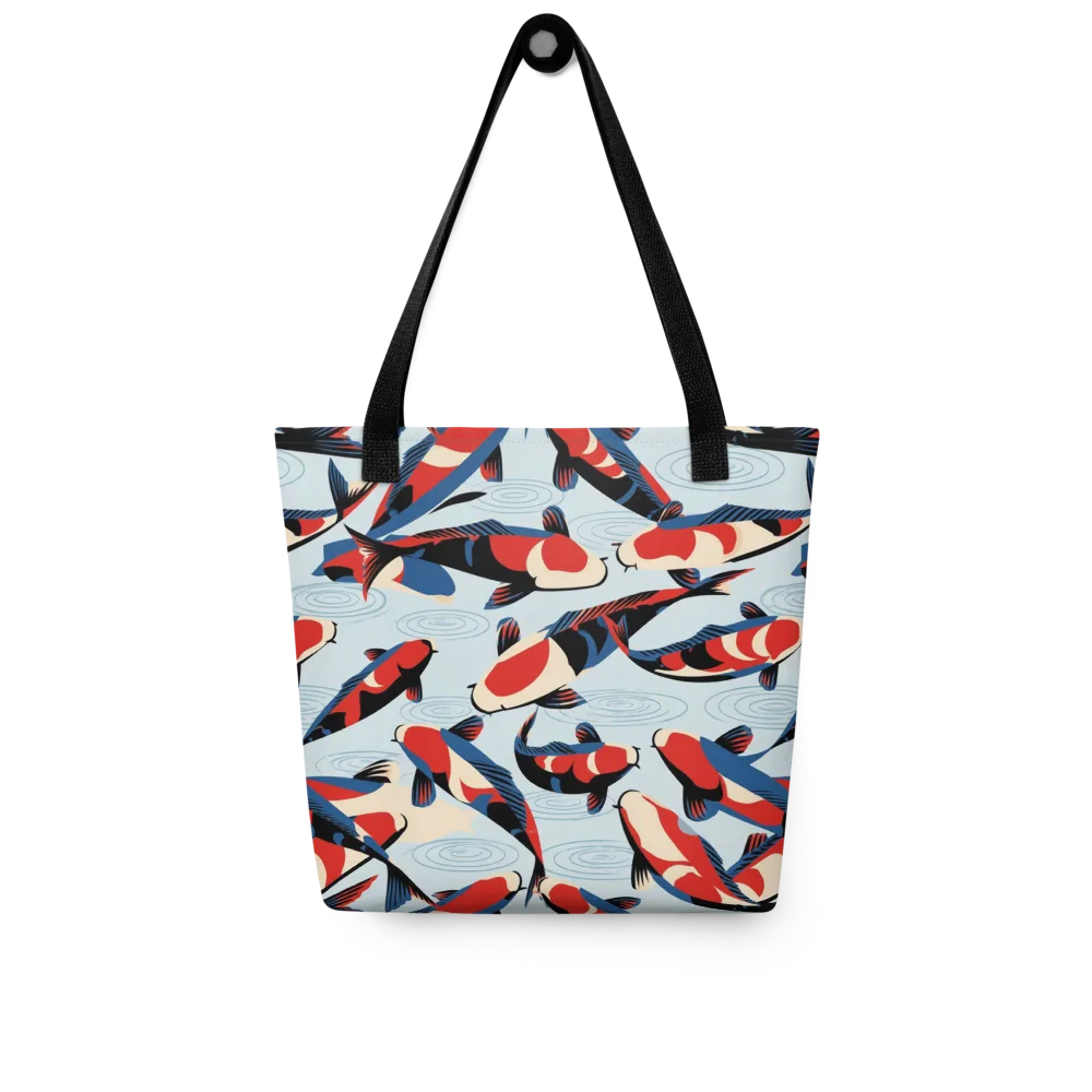 Ripple Parade on Tote Bag — Front