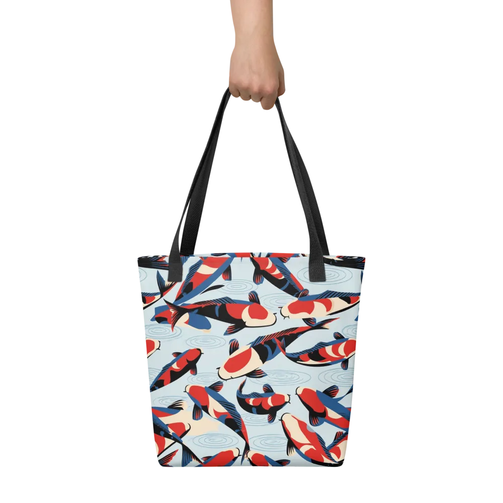 Ripple Parade on Tote Bag — Front