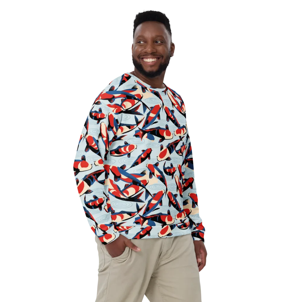 Ripple Parade on Sweatshirt — Front
