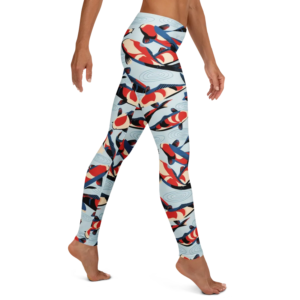 Ripple Parade on Leggings — Right