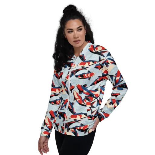 Ripple Parade on a Bomber Jacket