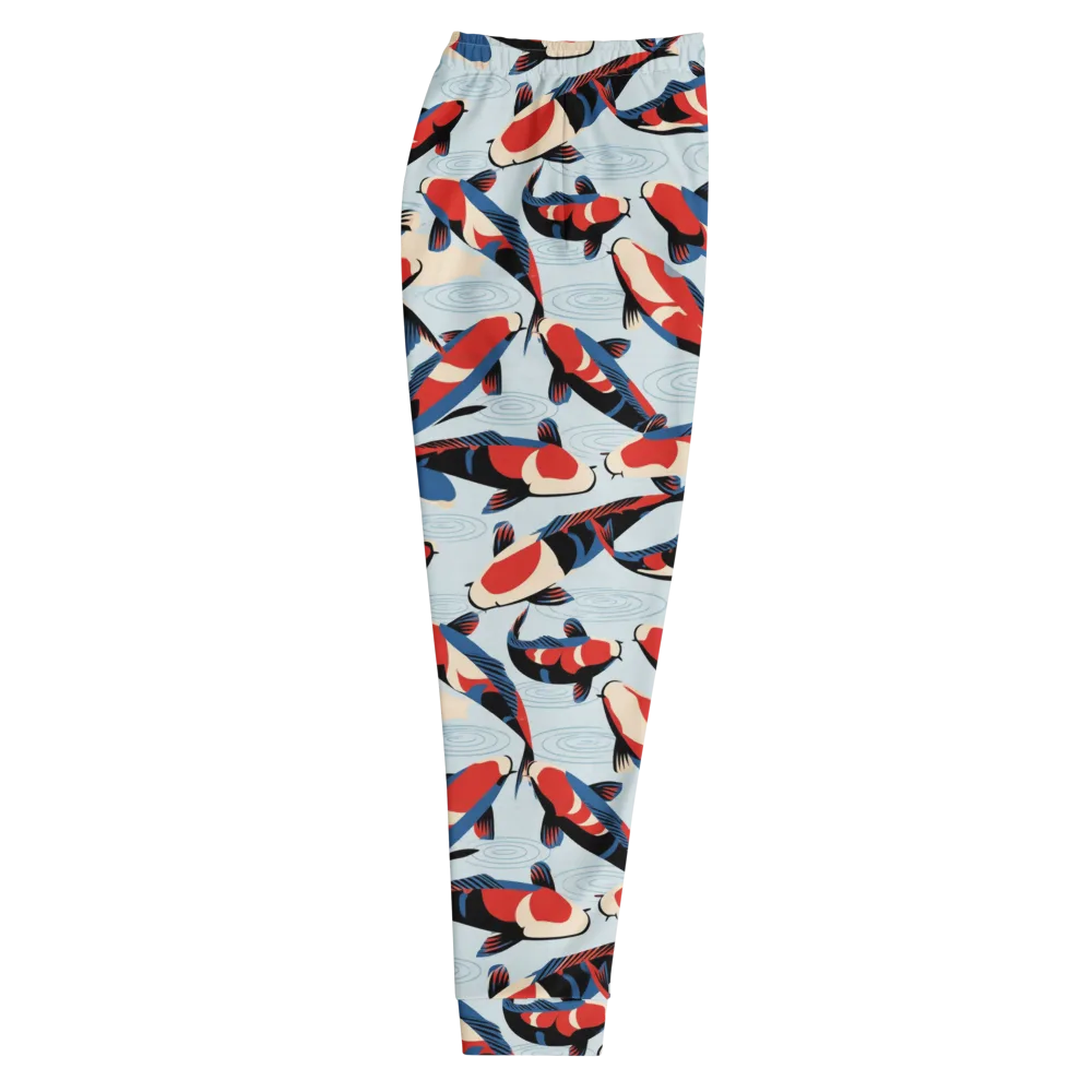 Ripple Parade on Men's Joggers — Right