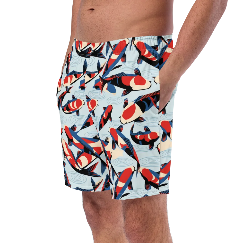 Ripple Parade on Swim Trunks — Left Front