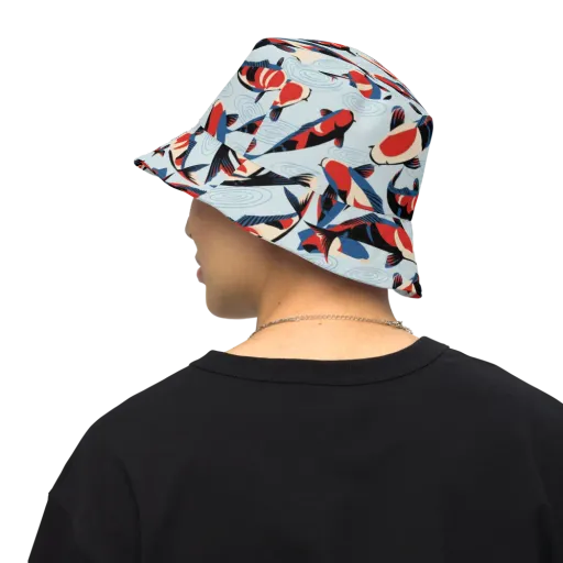 Ripple Parade on a Reversible Bucket Hat
