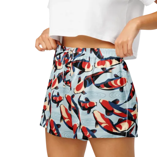 Ripple Parade on a Women's Pajama Shorts