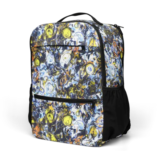 Lemon Static on a Utility Backpack