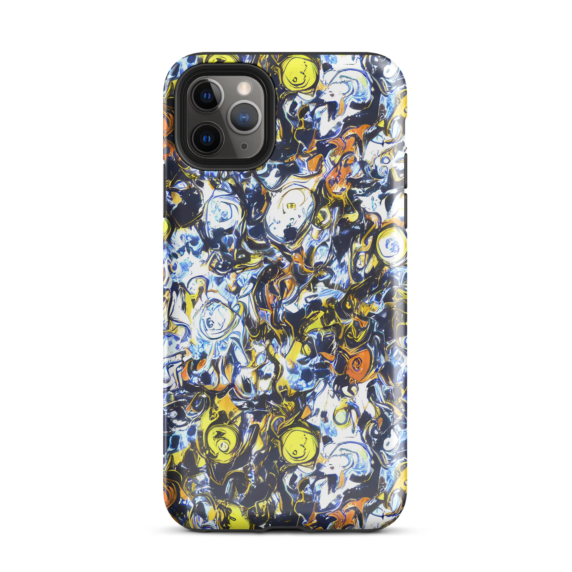 Lemon Static on Tough Case for iPhone® — Front