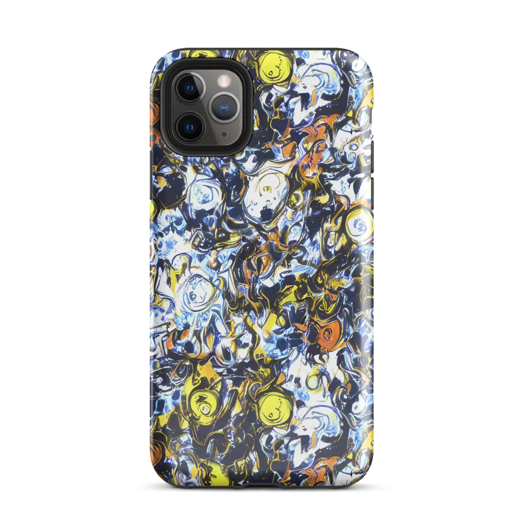 Lemon Static on Tough Case for iPhone® — Front