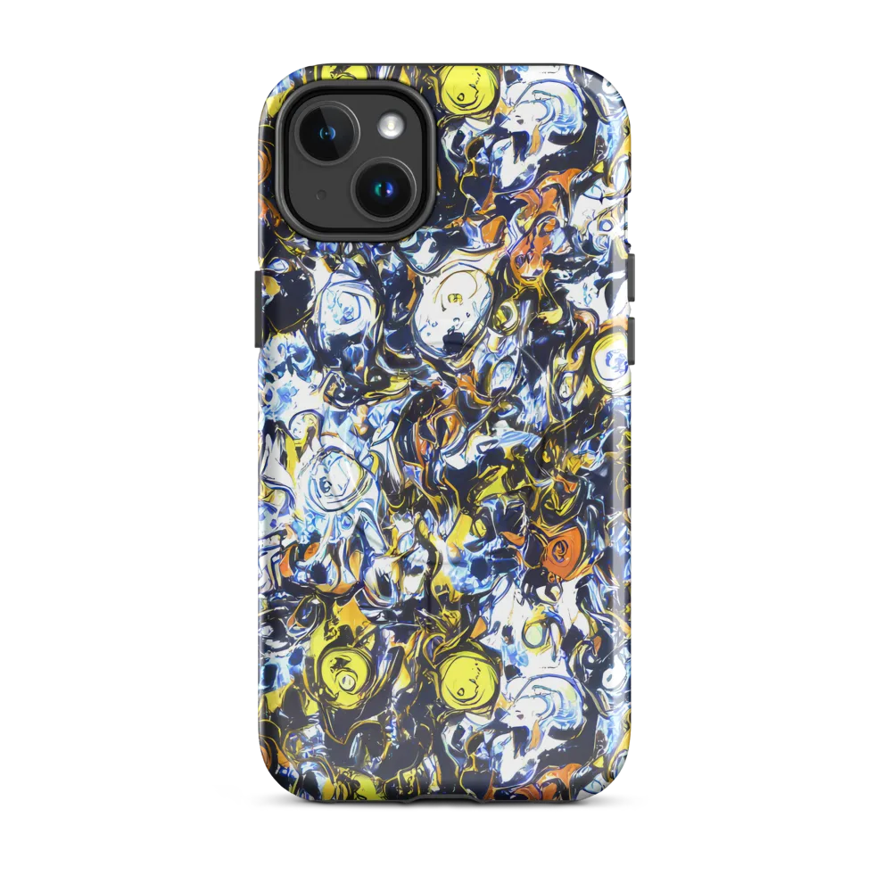 Lemon Static on MagSafe Tough Case for iPhone® — Front