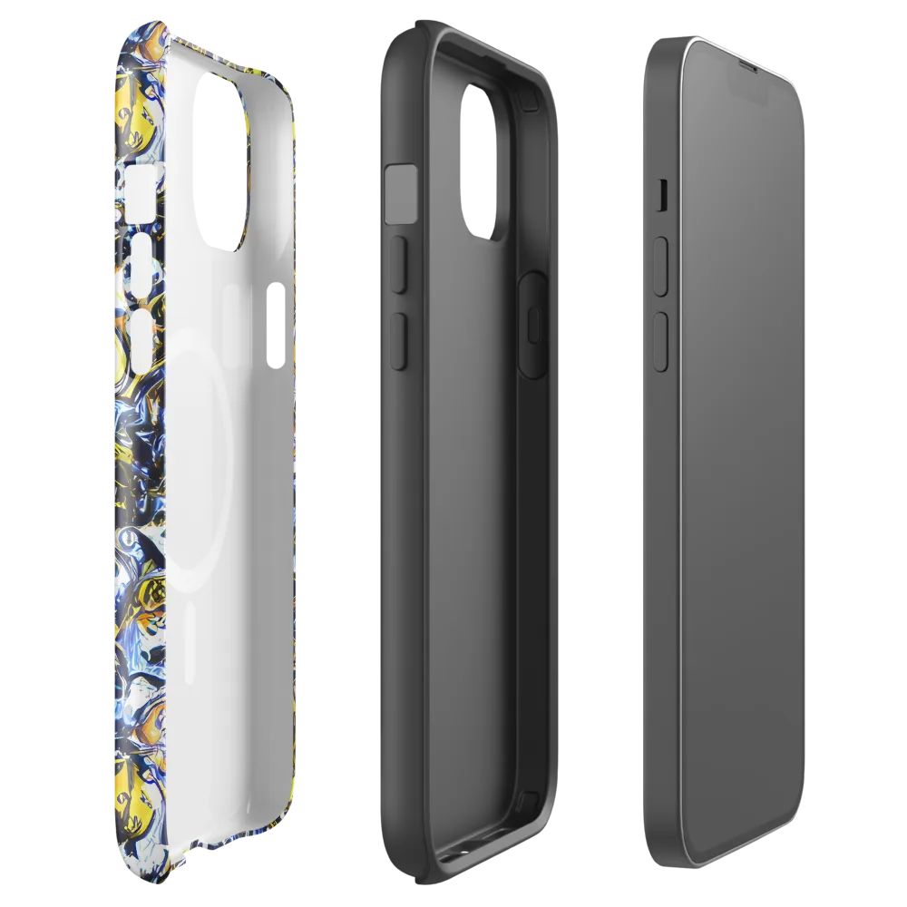 Lemon Static on MagSafe Tough Case for iPhone® — Front