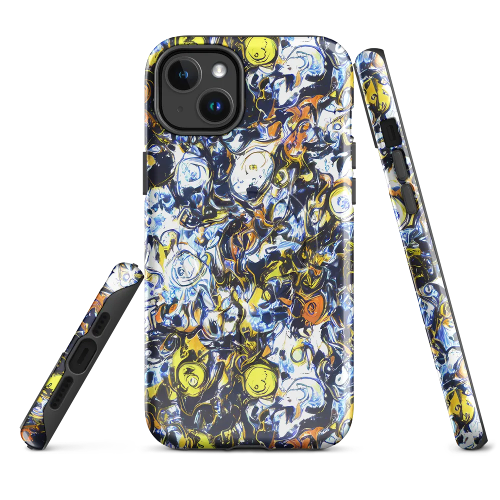 Lemon Static on MagSafe Tough Case for iPhone® — Front